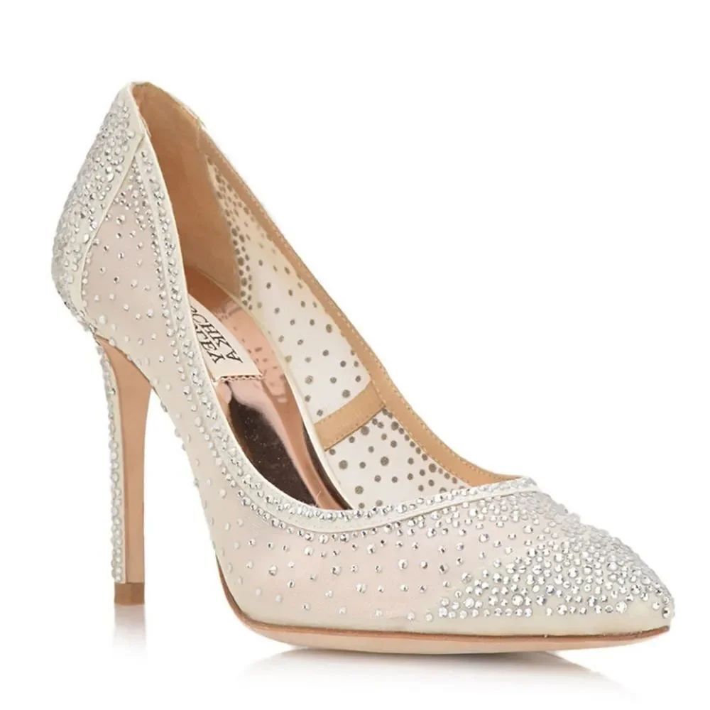 Badgley Mischka Weslee Crystal Embellished Evening Shoe